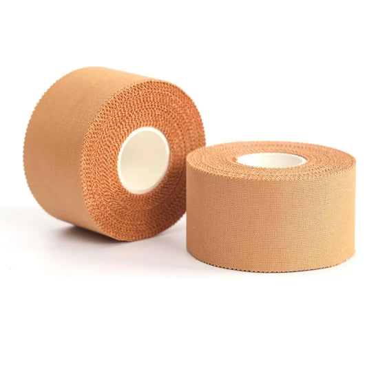 popbob Athletic Sports Tape 2 Pack Rigid Sports Tape for Blister Prevention Strapping Tape for Backpacking Hiking Climbing 1.5 Inch x 10 Yard
